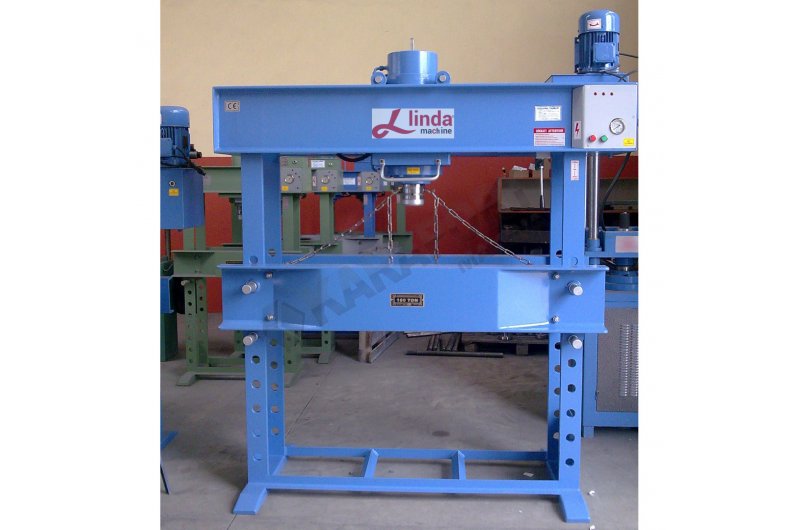 100 Ton Kollu Motorlu Gezer Kafalı Hidrolik Atölye Presi