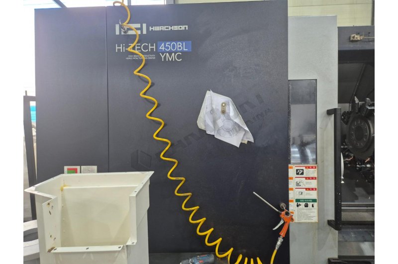 12 inç 1200 Boy Hwacheon Hitec 450 BL-YMC C-Y Eksen CNC Torna