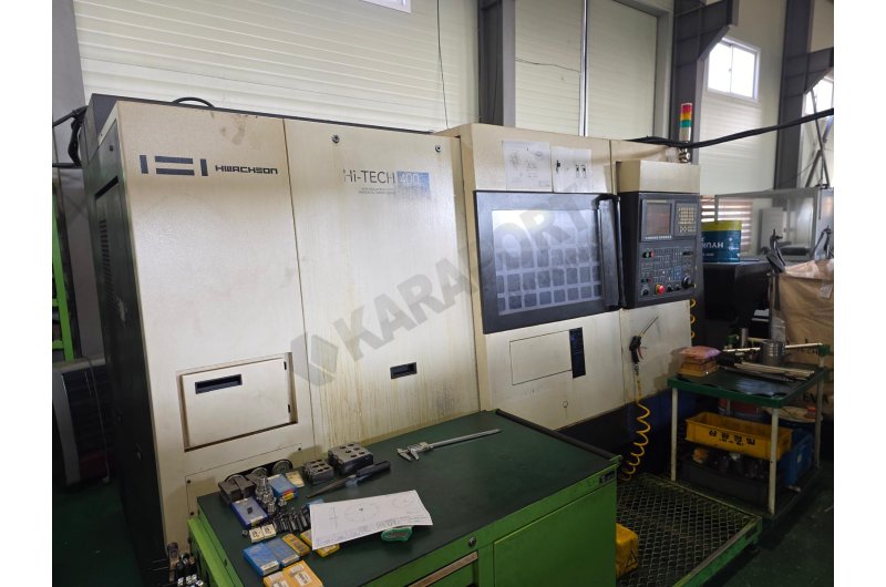 12 inç Hwacheon Hi-Tech 400 CNC Torna Tezgahı-2011