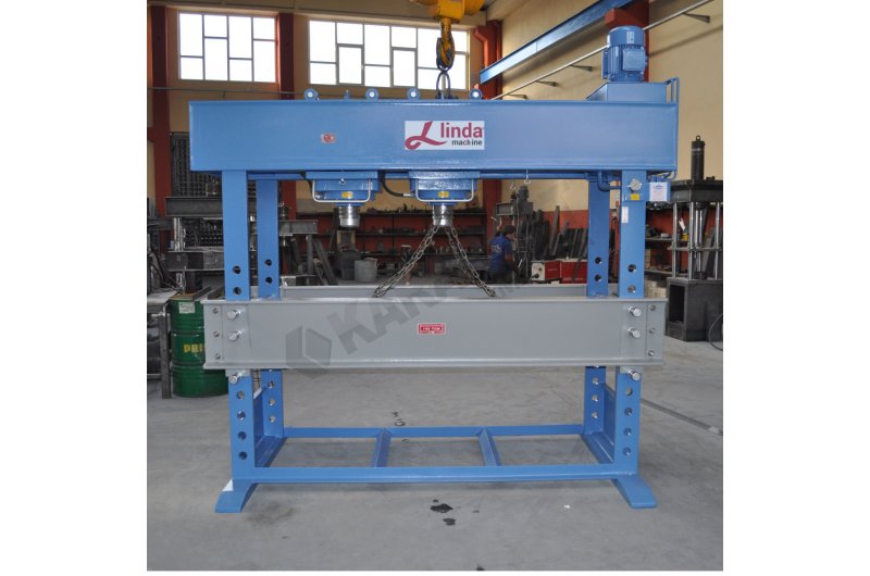 150 Ton Cift Başlıklı Hidrolik Atölye Presi - Hydraulic Workshop