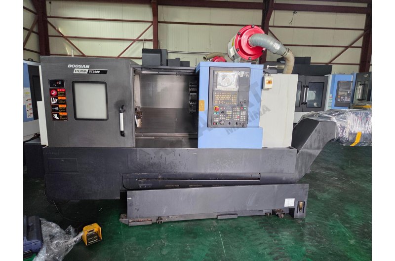 2 Adet 10 inç Doosan Puma GT-2600 CNC Torna Tezgahı-2015