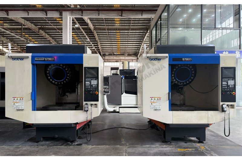 2 Adet Brother Speedio S700-X1 CNC Kılavuz Çekme Tezgahı-2016