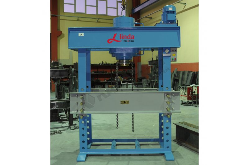 250 Ton Kollu Motorlu Hidrolik Atölye Presi  - Hydraulic Worksho