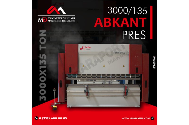 3000 x 135 Ton Abkant Pres - Press Brake