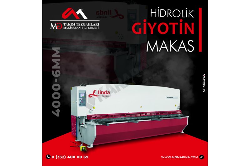 4000 x 6mm guillotine shear - Giyotin Makas