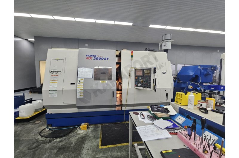 5 Eksen Doosan Puma MX-2000ST Çift Ayna Alt Taretli CNC Torna