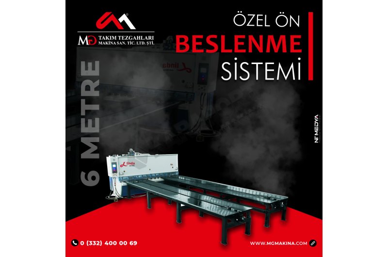 6 meter special front feeding system - Özel Ön Besleme Sistemi