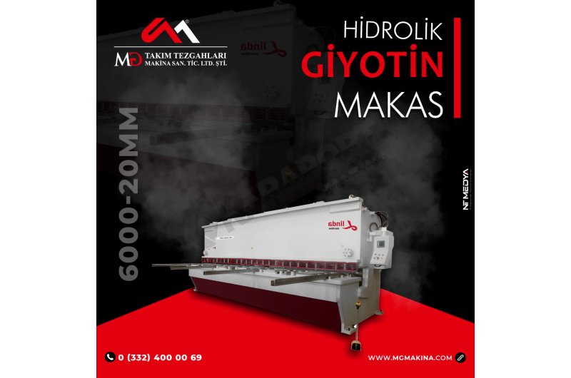 6000 x 20mm guillotine Shear - Giyotin Makas
