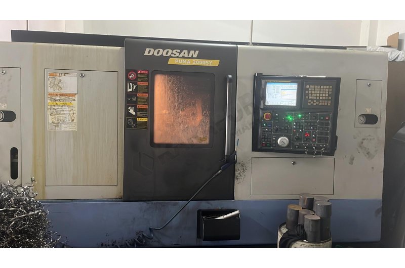Doosan Puma 200SY C ve Y Eksen Karşı Ayna CNC Torna-2007