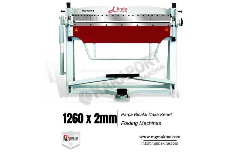 LCM 1260 x 2mm Parça Bıcaklı Caka Kenet - Folding Machines