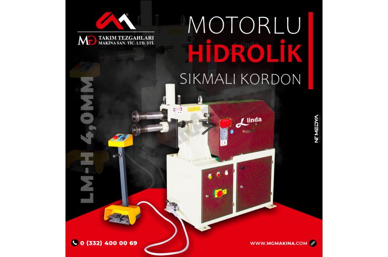 LM-H 4,0mm Motorlu Hidrolik Sıkmalı  Kordon  -Hydraulic Motorize