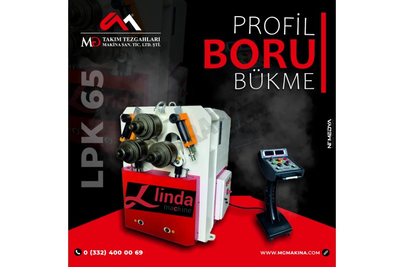 LPK 65 Profil ve Boru Bükme Makinası Profile and Pipe Bending