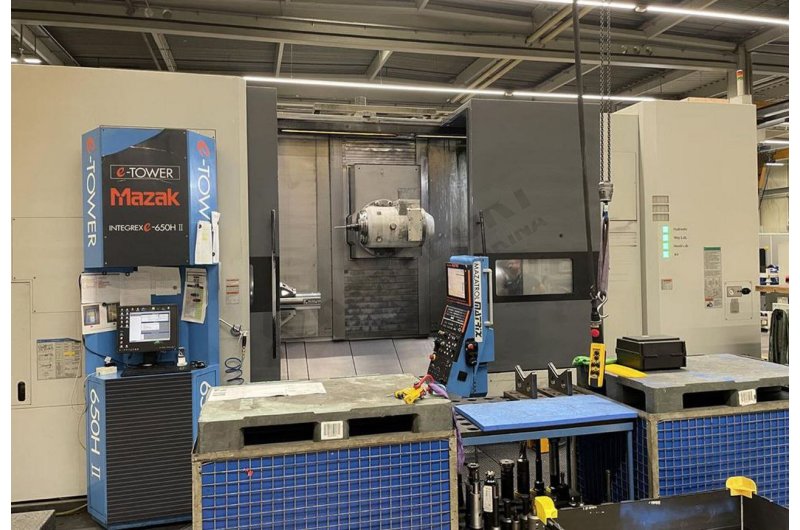 Mazak E650H-S 2000 mm Boy 5 Eksen CNC Tornalama Merkezi-2006