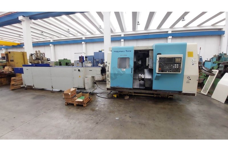 Nakamura WT-250 C-Y Eksen Çift Taret-Ayna CNC Torna ve Sürücü