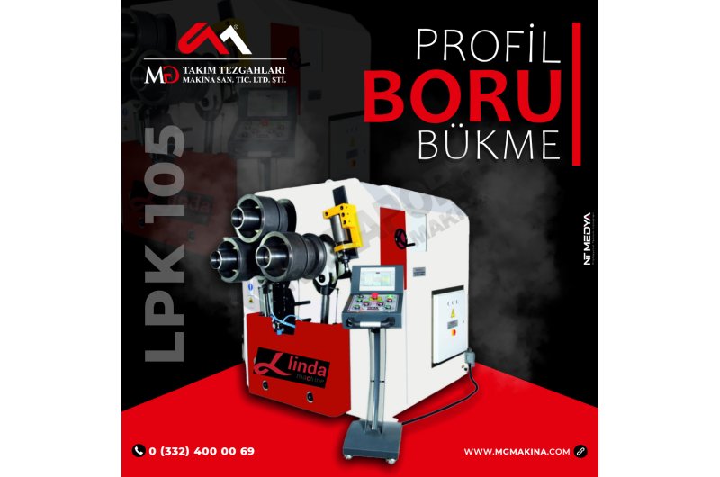 opk 105 Profil ve Boru Bükme Makinası