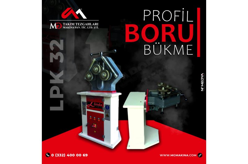 opk 32 Profil ve Boru Bükme Makinası