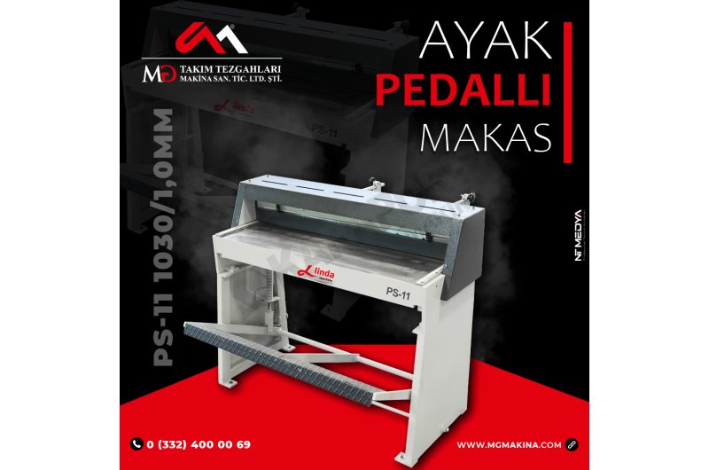 PS-11 1030×1,0mm Ayak Pedallı Makas