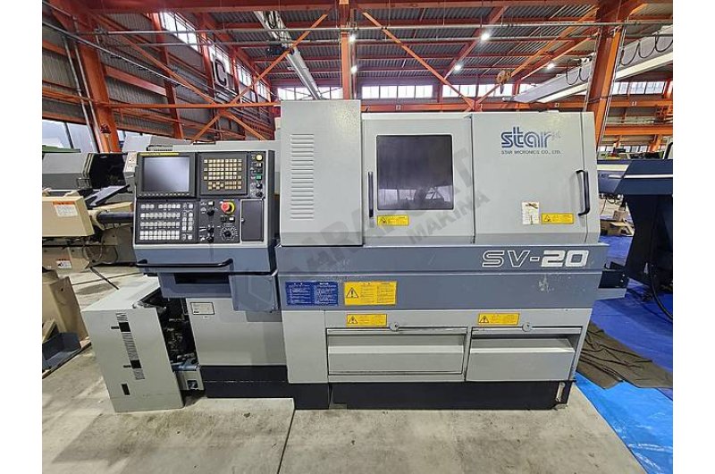 Star SV-20 CNC Kayar Otomat Tezgahı ve Çubuk Sürücüsü-2004