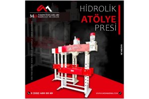 100 Ton Kollu Motorlu Linda Machine Hidrolik Atölye Presi