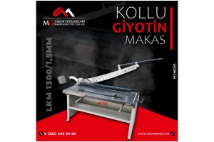 1300 x 1,5mm Kollu Giyotin Makas