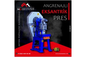 20 Ton Pnömatik Kavrama Angrenajlı Eksantrik Pres