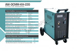 220 Amp Mıg Mag Gaz Altı Kaynak Makinesi