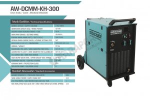 300 Amp Mıg Mag Gaz Altı Kaynak Makinesi