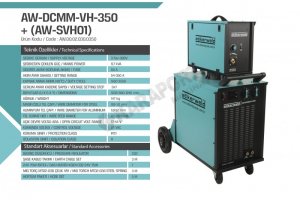 350 Amp Mıg Mag Çantalı Gaz Altı Kaynak Makinesi
