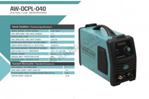 40 Amp Plazma Kesme Makinesi