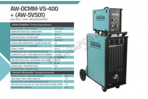 400 Amp Mıg Mag Gaz Altı Kaynak Makinesi