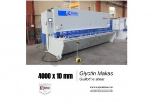 4000 x 10mm guillotine shear - Giyotin Makas