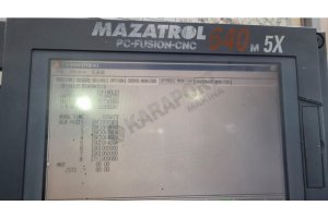 5 Eksen Mazak Variaxis 630-5X CNC Dik İşleme Merkezi-2003