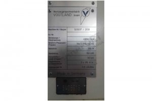 5 Eksen Vogtland HPC V-200 2 Spindle 2 Tabla CNC Yatay İşleme