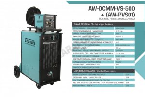 500 Amp Mıg Mag Gaz Altı Kaynak Makinesi