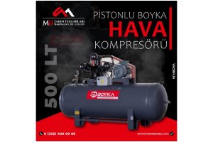 500 LİTRE HAVA KOMPRESÖRÜ ( BOYKA)
