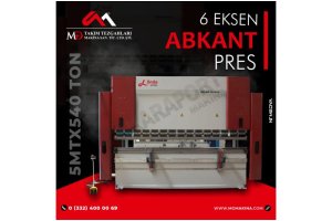 5mt X 540 Ton 6 EKSEN Abkant Pres - Press Brake