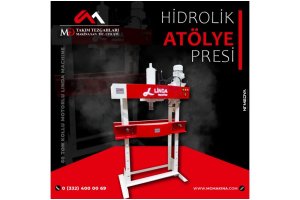 60 Ton Kollu Motorlu Linda Machine Hidrolik Atölye Presi