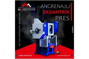 60 Ton Pnömatik Kavrama Angrenajlı Eksantrik Pres