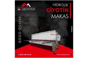 6000 x 20mm guillotine Shear - Giyotin Makas