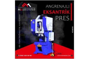 80 Ton Pnömatik Kavrama Angrenajlı Eksantrik Pres