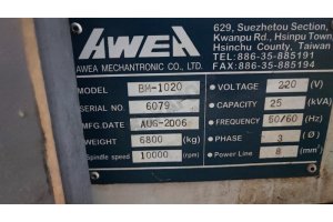 Awea BM-1020 Tam Kalıpçı CNC İşleme Merkezi-2007