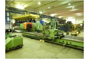 Hoesch MFD Çap 1400 Boy 6500 mm CNC Torna Tezgahı
