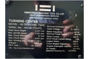 Hwacheon Hi-Tec 230BL YSMC C-Y Eksen CNC Torna Tezgahı - 2022