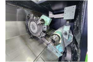 Hwacheon Hi-Tech 450B 12 Inç Çift Ayna CNC Torna-2019