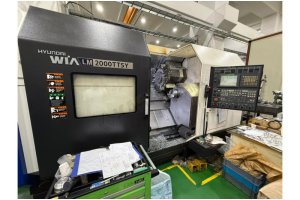 Hyundai Wia LM2000TTSY C-Y Eksen Çift Taret ve İş Mili CNC Torna