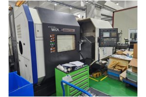 Hyundai Wia LM2000TTSY C-Y Eksen Çift Taret ve İş Mili CNC Torna