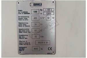 İkinci El Hermle C 800U 5 Eksen CNC İşleme Merkezi-1999