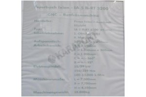 IXION AUERBACH IA 5 B CNC Dik işleme Merkezi-2002