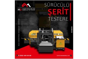 KLS 550x700 Kesmak Servo Sürücülü Şerit Testere