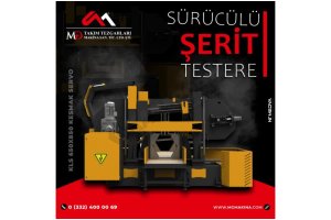 KLS 650x850 Kesmak Servo Sürücülü Şerit Testere